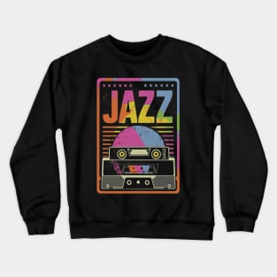 cassette Tape jazz Crewneck Sweatshirt